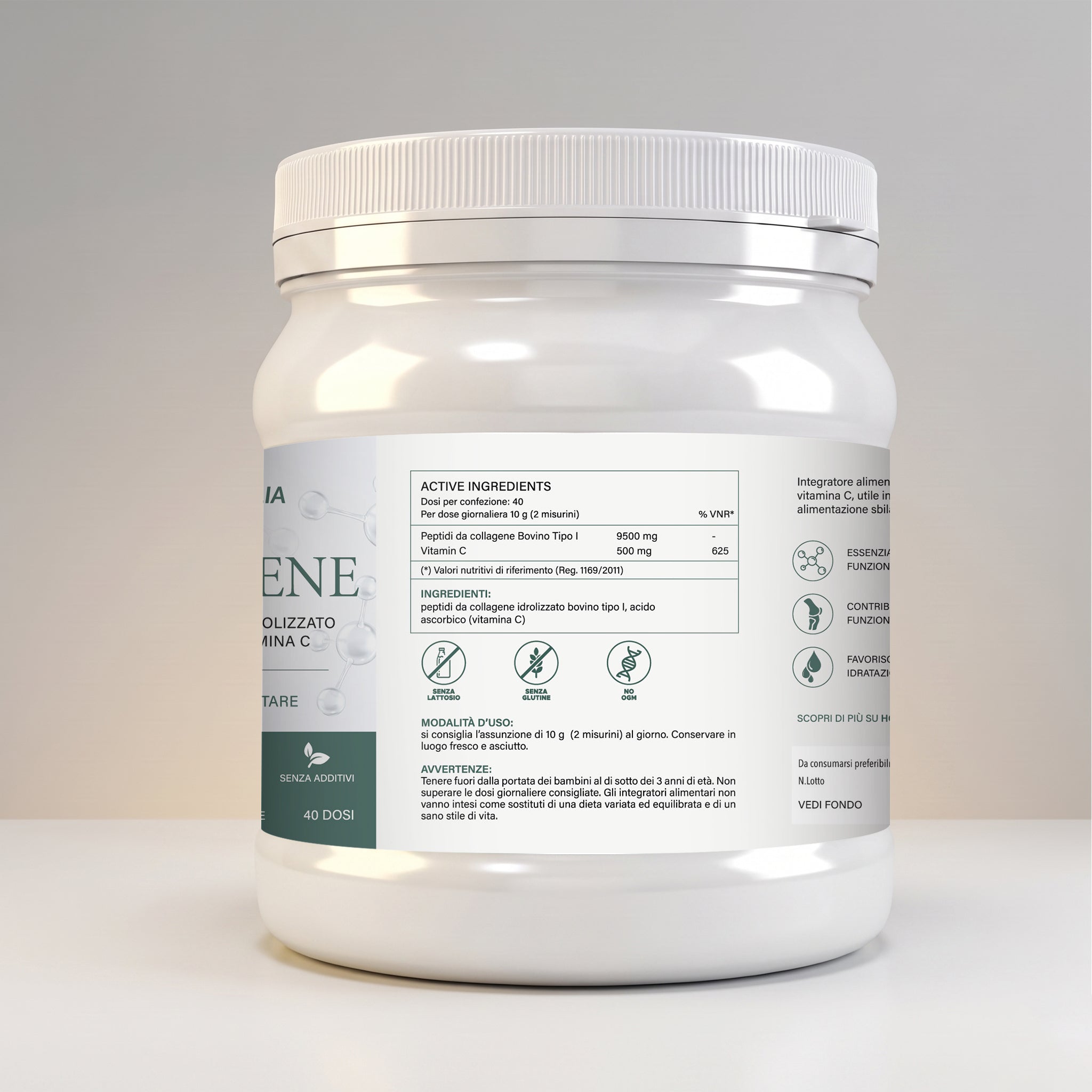 Hormonalia Collagene — Hydrolyzed Bovine Peptides + Vitamin C