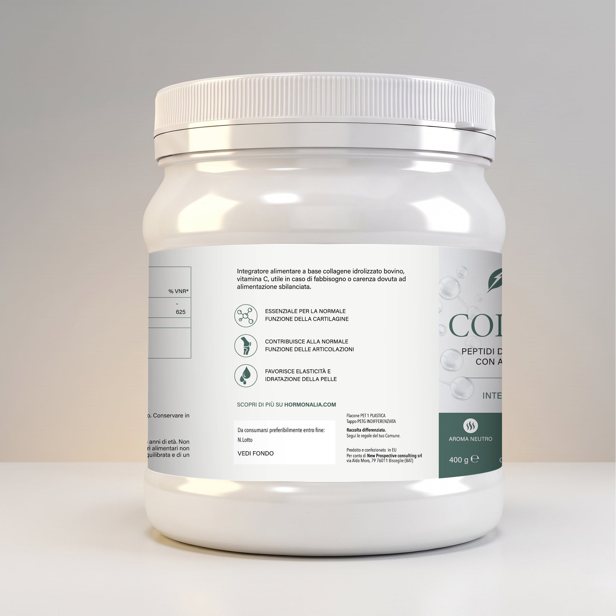 Hormonalia Collagene — Hydrolyzed Bovine Peptides + Vitamin C