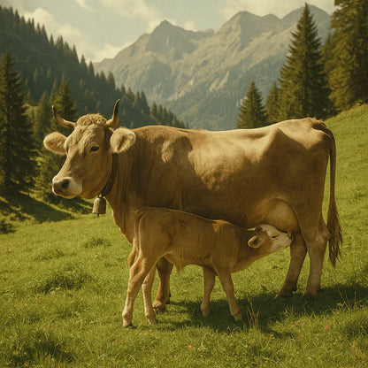 Colostro da mucche al pascolo